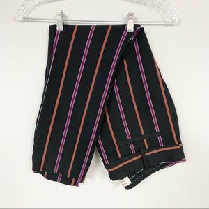 ANTHROPOLOGIE 🐞 Essential Slim Cropped Striped Trousers -Size 12
